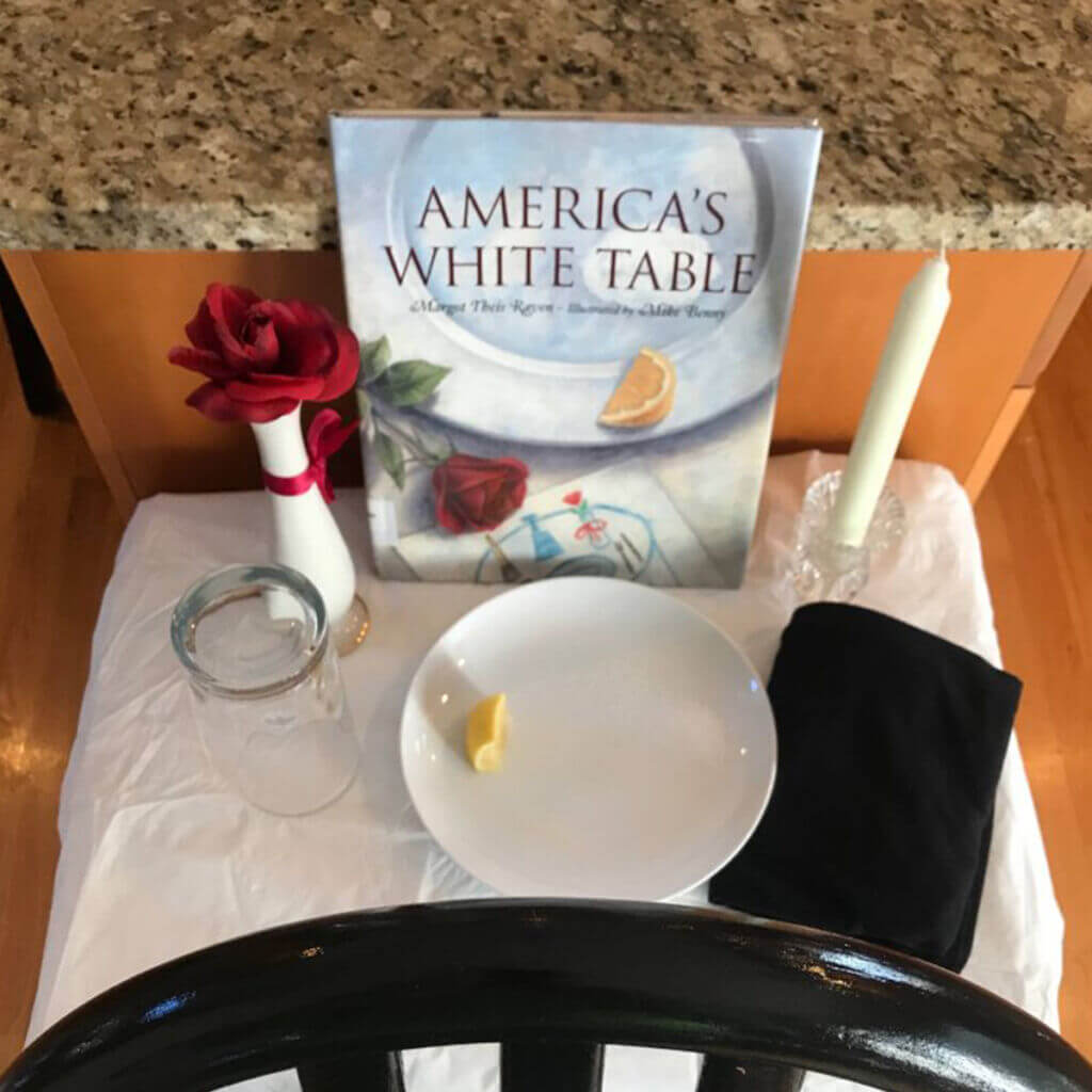 Pow Table Example Honoring the Missing: America's White Tables and POW/MIA Recognition ...
